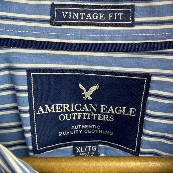 American Eagle Outfitters vintage fit long sleeve button down shirt size XL - Picture 3 of 7